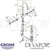 Grohe Atrio Basin Mixer L-Size Tap Spares